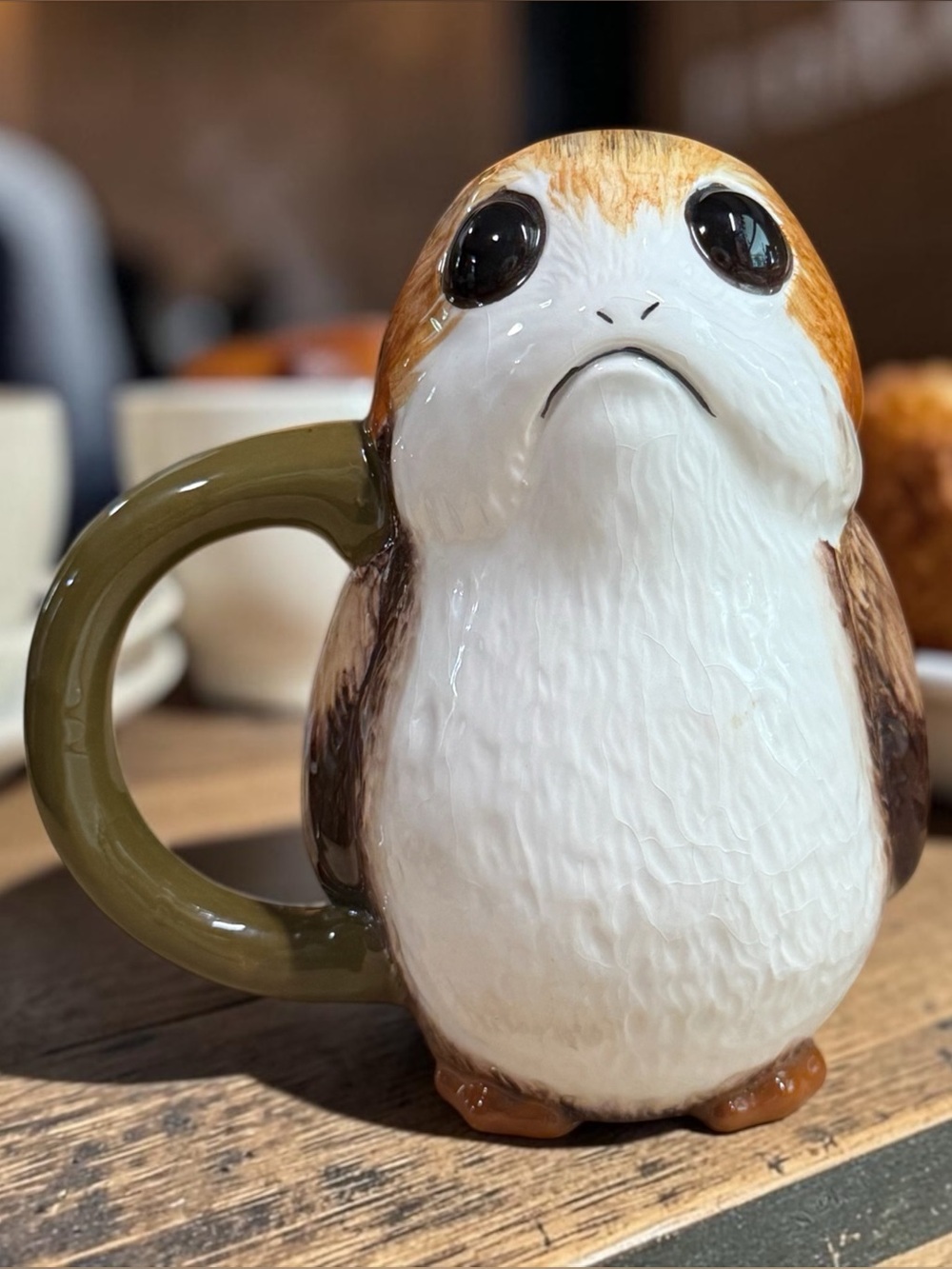 Disney Store Star Wars Porg Sculpted Ceramic 3D Mug